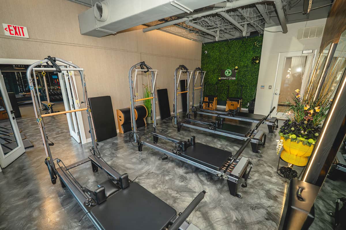 Pilates studio Houston Texas group class