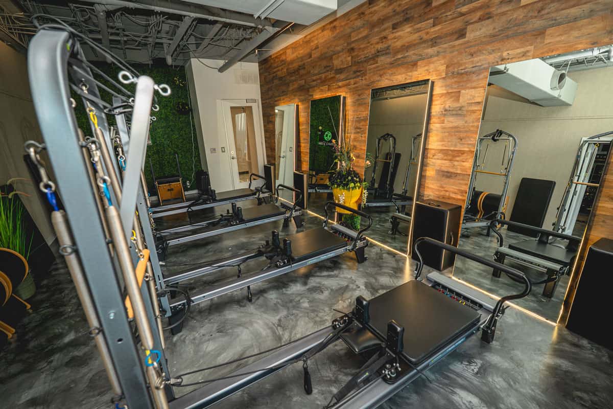 Houston Pilates classes with reformer equipment