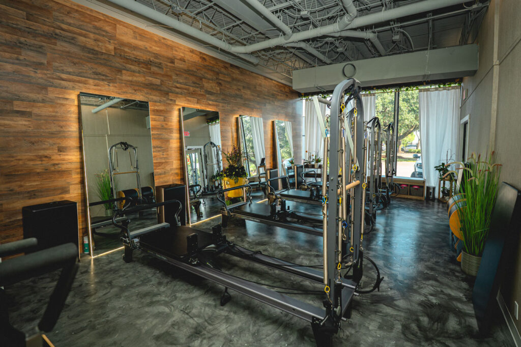 Reformer Pilates Houston TX beginner class
